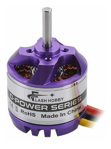 FlashHobby D2830 Brushless Motor 850kv for RC Aircraft Plane 3