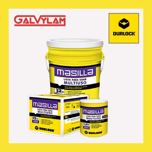 Masilla Durlock Secado Rápido 10kg 6