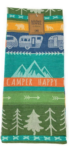 Dii Design Imports Happy Camper Rv Park Jacquard Dishtowel 2 1