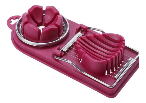 B&K 2 In 1 Egg Slicer Cutter Kitchen 0