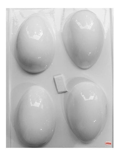 pl Egg Mold 7 cm 4 Cavities Easter - Ciudad Cotillón 0