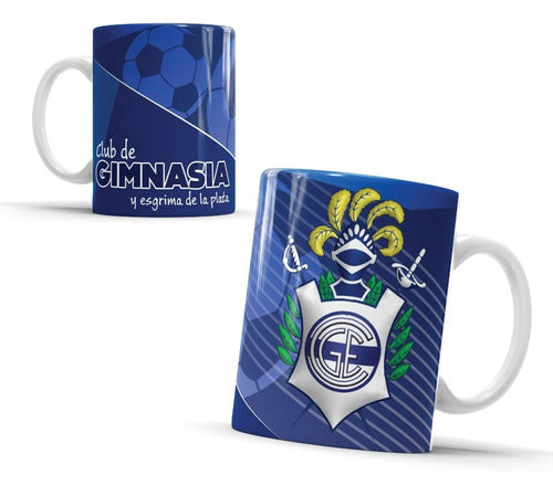 Taza Cerámica Futbol Gimnasia Y Esgrima De La Plata 0