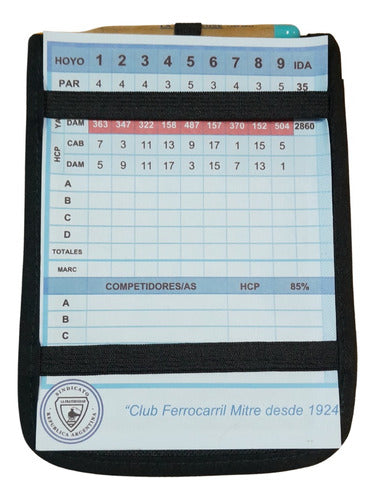 Golfie Props Personalized Golf Card Holder, Club, Company... 1