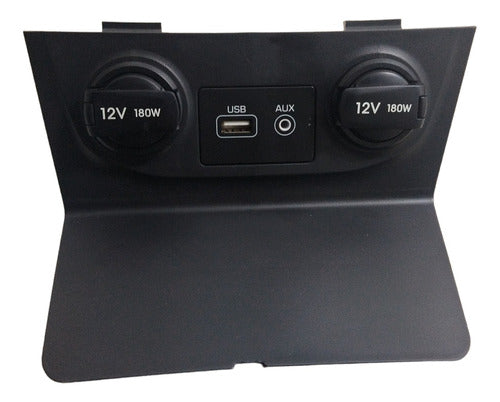 Entrada Usb E 12 V Aux Hyundai Creta 2021/2022 Original 3