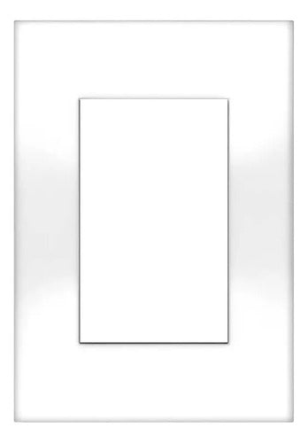 Jeluz Platinum White 3-Button Assembled Light Switch 1