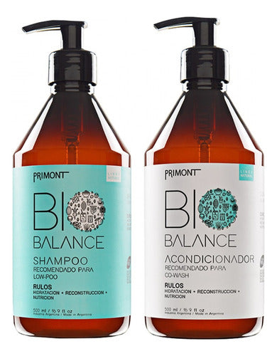 Primont Bio Balance Vegan Shampoo + Conditioner + Treatment for Curly Hair 1