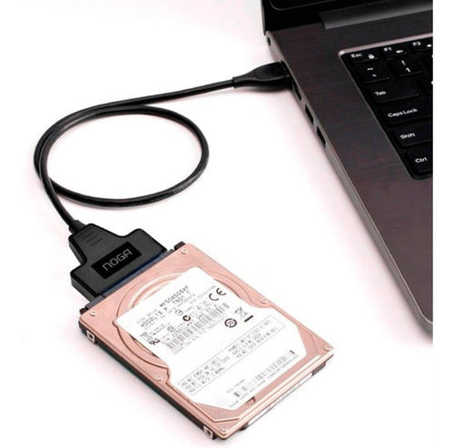 Noganet USB 3.0 to SATA 22-Pin Hard Drive SSD Data Adapter 1