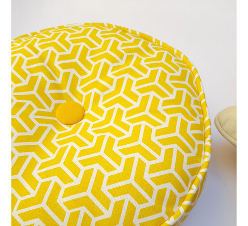 Exclusive Round Decorative Cushions by Le Cottonet for Chairs 3