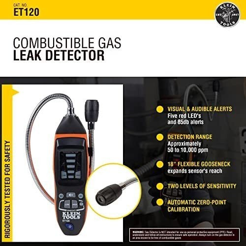 Detector De Fugas De Gas, Alerta Dual Sonora Y Luz Led. 1