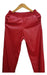 STRIVEN Red Faux Leather Straight Pants Size 4 1