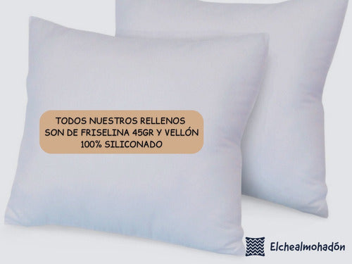 El Che Almohadón: Almohadón Con Relleno Tusor 50x70 Nórdicos Cama Sofa Living 1