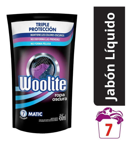 Woolite Dark Clothes Woolite Refill 450 ml x12 Units 1