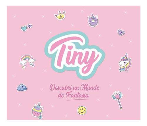 Tiny Set De Maquillaje Con Espejo Sombras Glitter Infantil 1