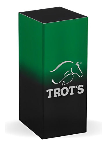 Copo P/ Tereré Quadrado Aço Inox Verde/preto 250ml  - Trot's 0