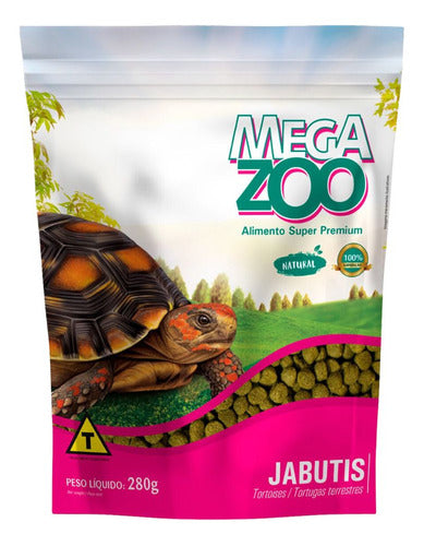 Ração Extrusada Para Jabutis 280g Megazoo 0