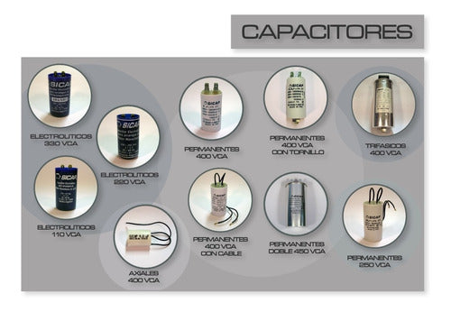 Sicap Capacitor De Arranque 210-240µF 0