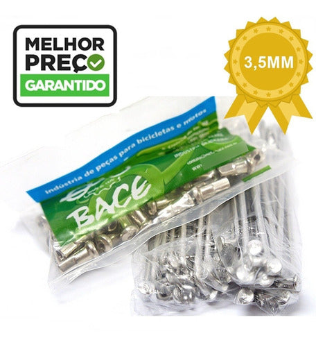 Jogo De Raios Inox Bace 3,5mm Par Xre 300 0