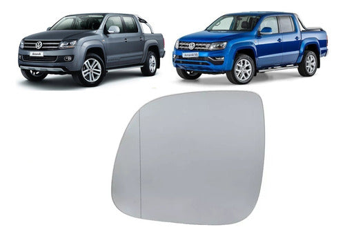 Volkswagen Espejo Vidrio Placa Amarok 2010/2024 Izquierdo Original C 0