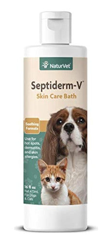 Naturvet Septidermv Skin Care Bath for Dogs and Cats 0