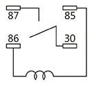 CRI:FA Mini Relay Universal 4 Terminals 40amp 12v 1