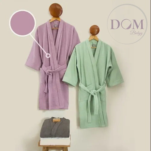 Palette Bathrobe Crepé 100% Cotton 400gr Blue Premium 3