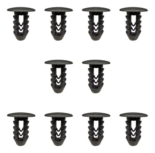 Santoni Traba Grampa Clips De Tapizado De Puerta Fiat X10 Negro 0