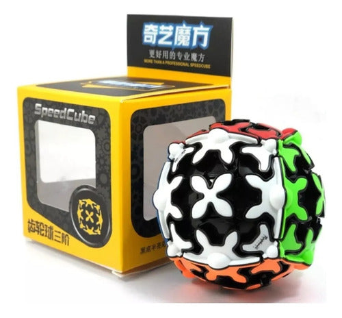 Qiyi Cubo Magico Rubik Pelota Engranajes 3x3x3 Gear Ball 0