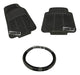 Grupo Dago Peugeot 206 Premium Rubber Floor Mat and Luxury Steering Wheel Cover Combo 6