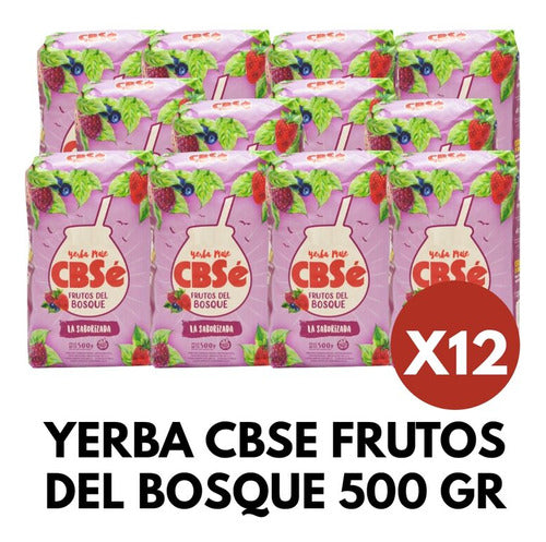 CBSé Yerba Frutos del Bosque 500 Gr X 12 Unidades 1