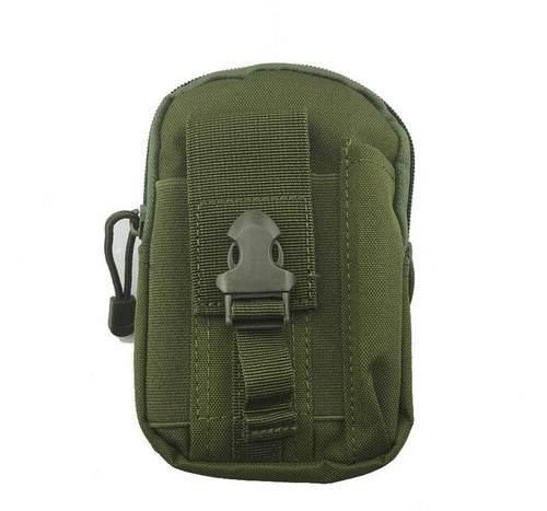 Riñonera Molle Edc Tactico Militar Con Porta Celular Verde 7