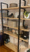 Industrial Iron and Wood Bookshelf 2