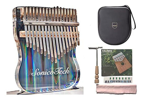 Kalimba Acrílico Transparente Kalimba Thumb Piano Cute Kalim 0