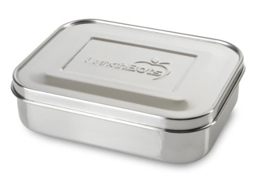 Lunchbots Contenedor De Alimentos Quadbox De Acero Inoxidable - Diseño 2