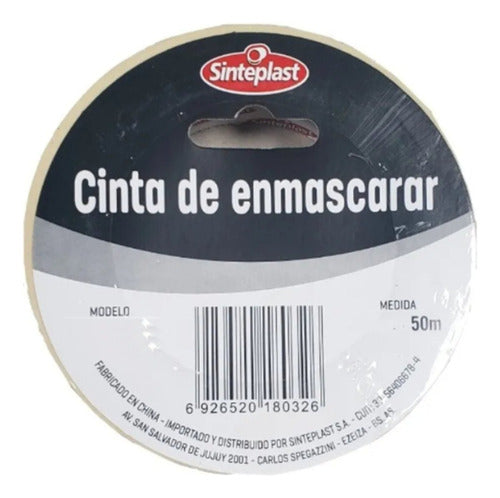 Sinteplast Cinta De Enmascarar Rollo 50m 12 Mm 77000131 0