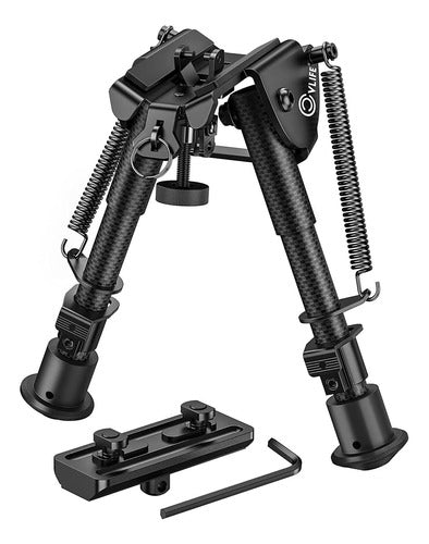 Cvlife Bipod for Rifle with M-Rail Adapter - Carbon Fiber 0