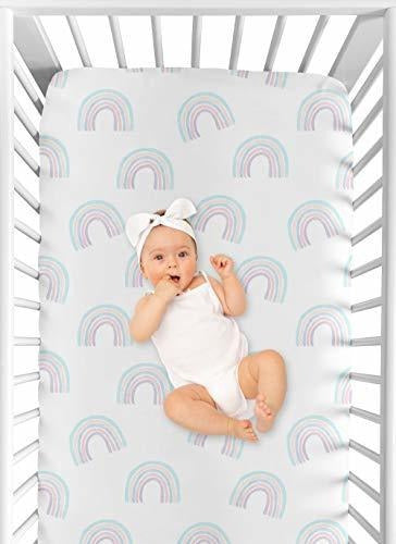 Dulce Jojo Diseños Pastel Arco Iris Niña Equipada Sábana De 2