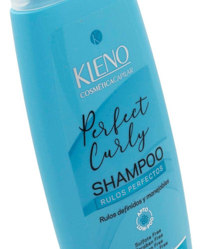 Kleno Perfect Curly Shampoo and Conditioner Kit 4