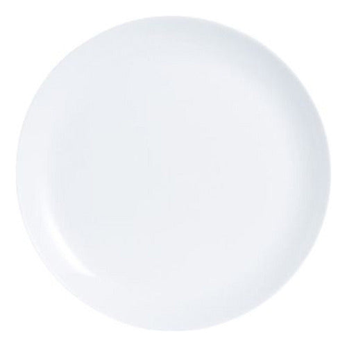 Luminarc Set X6 Plato Postre Opal Blanco Diwali Blanc 19cm 0