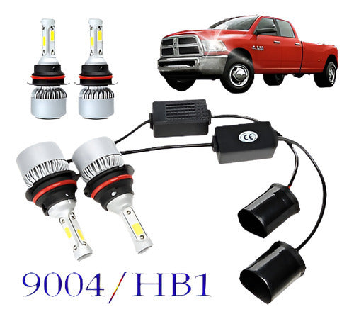 HB1 9004 30000LM 300W LED Headlight Kit 6000K 1