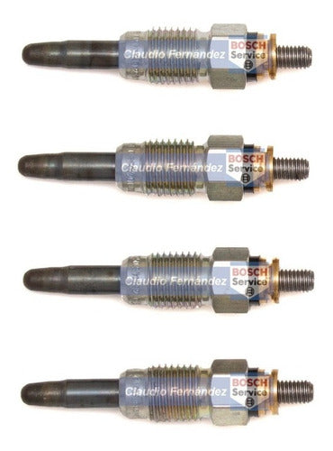 Bosch 4 Glow Plugs for VW Saveiro 3 1.9 Diesel 2002 2003 2004 2005 1