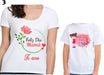 Personalized Mother and Son/Daughter T-Shirt Set for Mother's Day and Birthday 2