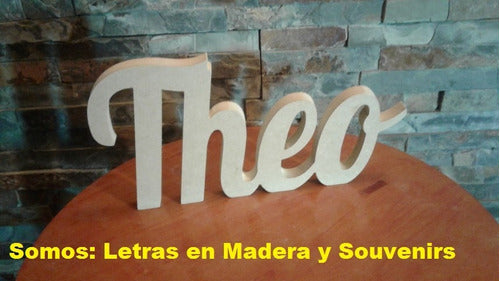 Letras En Madera - Envios 6