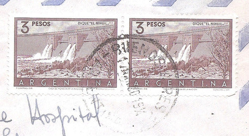 Argentina 1960  Sobre Circulado  Numero  132 1