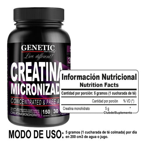 Genetic Sport Nutrition Muscle Growth Defined Creatine + Muscle Growth Genetic 1