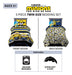 Franco Minions: The Rise Of Gru, Kids Bedding Soft Comforter 1