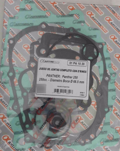 Alfa Complete Engine Gasket Set Dayama Tr 250 1