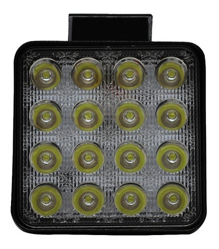 Kobo Lighting Faro Led 48W 16 Led Azul 12/24V Off Road Pick Up Agro Camion 4