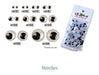 Pack of 100 Units 10mm Movable Eyes by CBX 1
