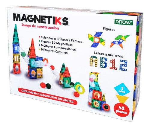 Ditoys Magnetiks Building Set - 42 Magnetic Pieces 2