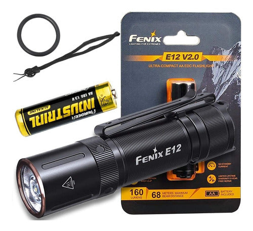 Fenix E12 V2.0 LED Flashlight 160 Lumens 0